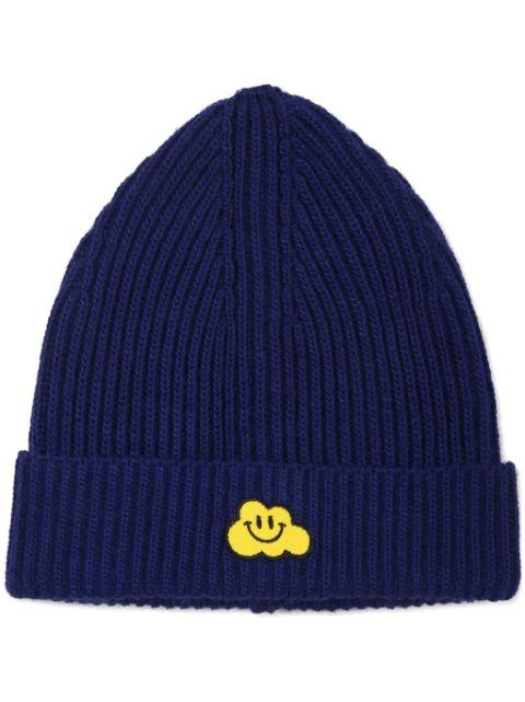 cloud-appliqué beanie by GHAYME