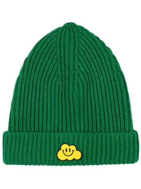 cloud-appliqué beanie by GHAYME