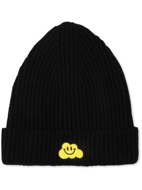 cloud-appliqué beanie by GHAYME