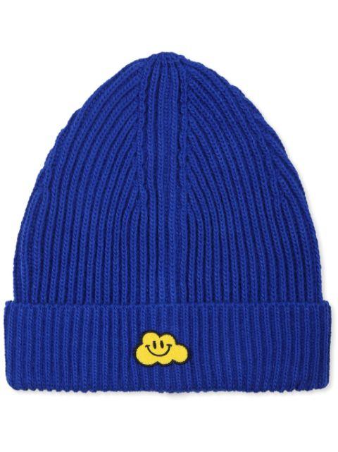cloud-appliqué beanie by GHAYME