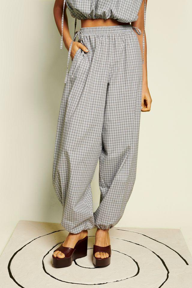 Ghospell Kemi Ruched Tie Balloon Pants by GHOSPELL