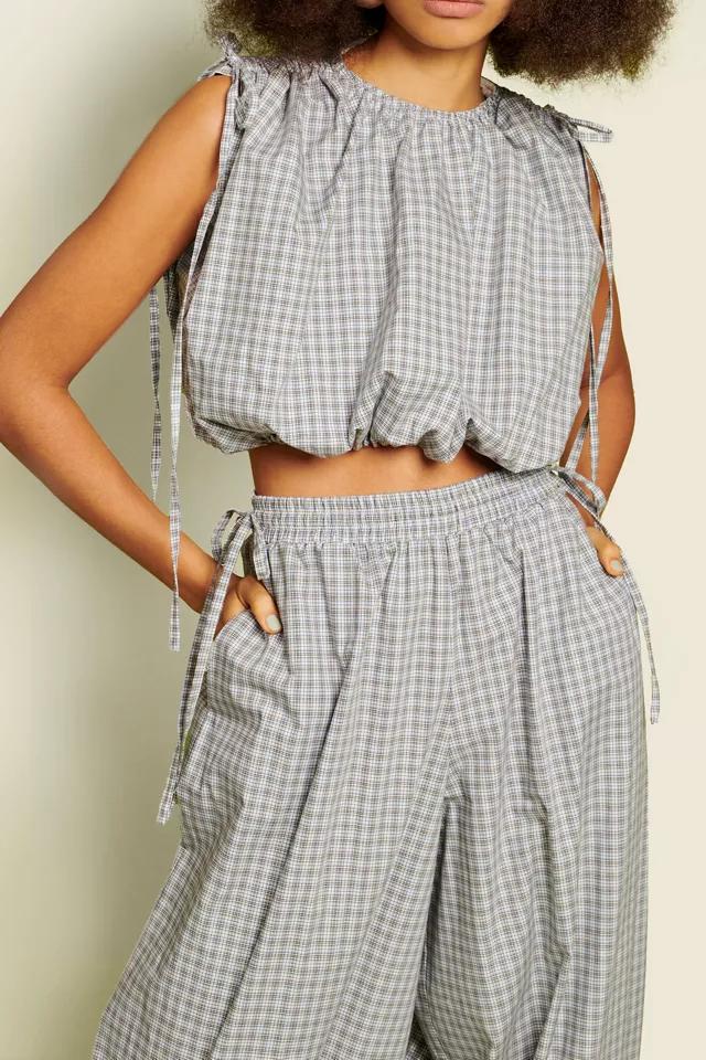 Ghospell Kemi Ruched Tie Balloon Top by GHOSPELL