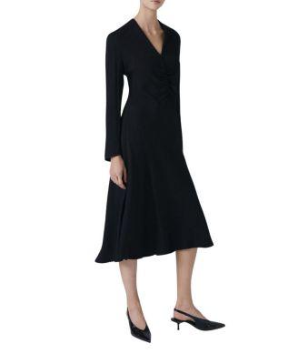 Cecelia Crepe V Neck Midi Dress by GHOST LONDON