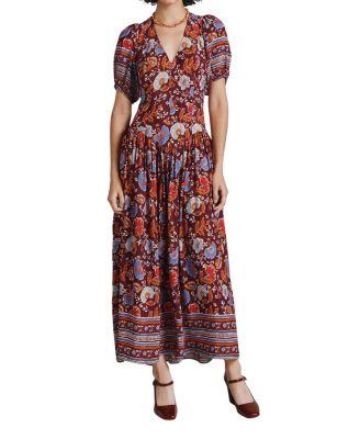 Christy Crepe Midi Tea Dress by GHOST LONDON