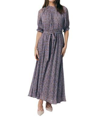Effie Georgette Ditsy Midi Dress by GHOST LONDON