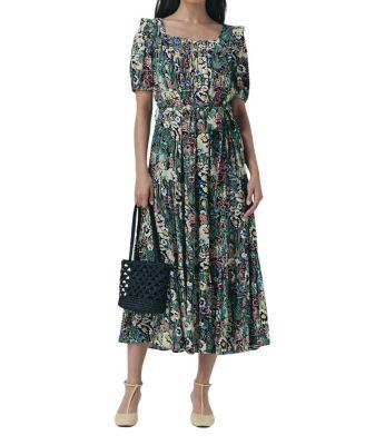 Georgia Tiered Floral Midi Dress by GHOST LONDON