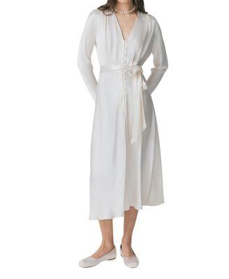 Meryl Satin Midi Dress by GHOST LONDON