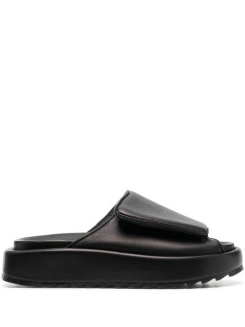Gia touch-strap fastening slides by GIA BORGHINI