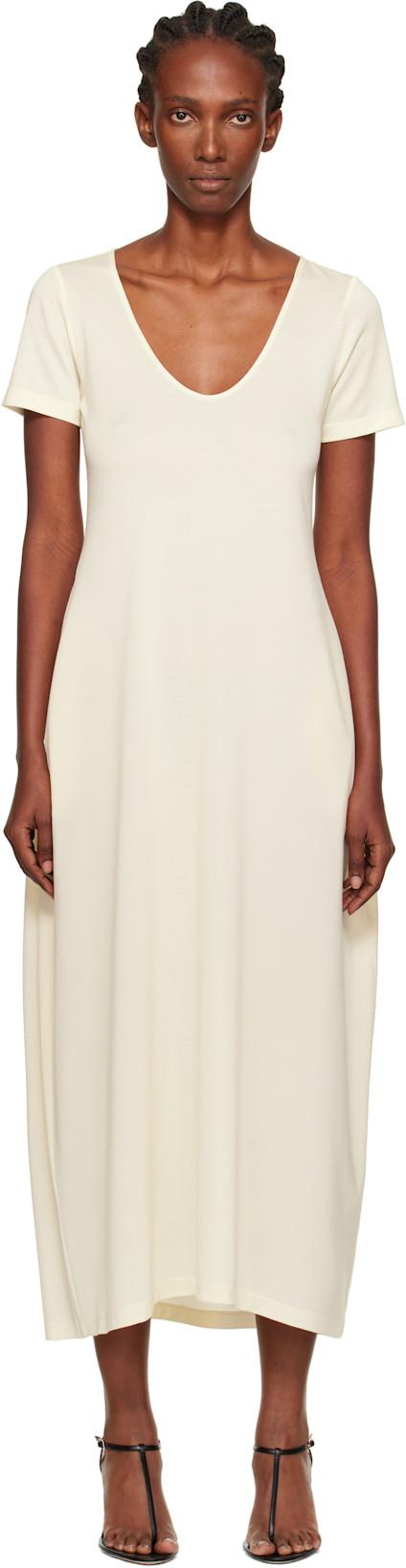 Off-White Raphine Midi Dress by GIA STUDIOS