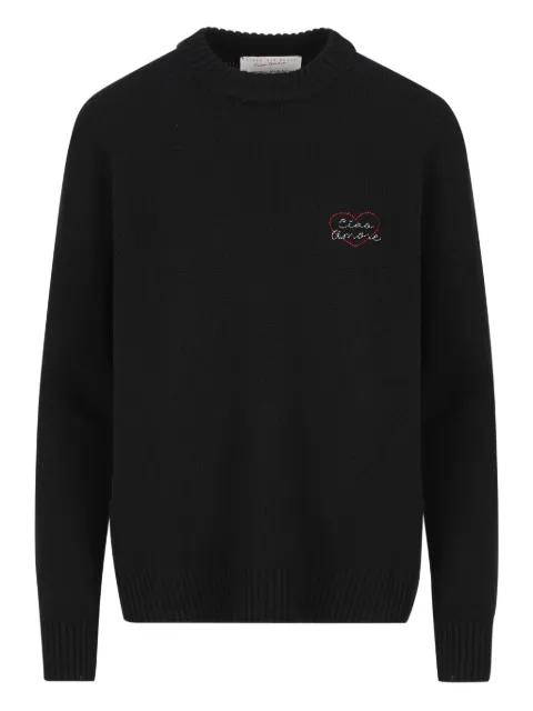 x Franz Kraler Heartbeat cashmere sweater by GIADA BENINCASA