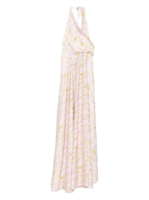 halterneck maxi dress by GIADA CURTI