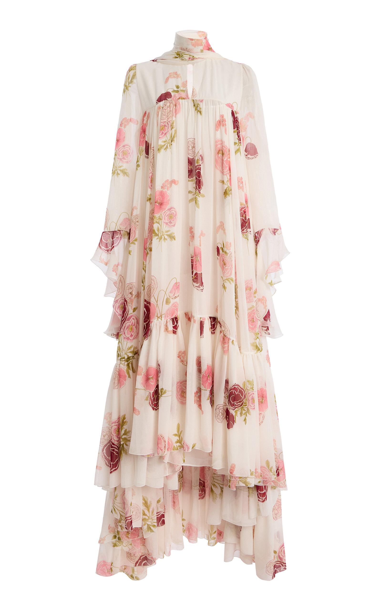 Giambattista Valli Floral Georgette Maxi Dress - Moda Operandi by GIAMBATTISTA VALLI
