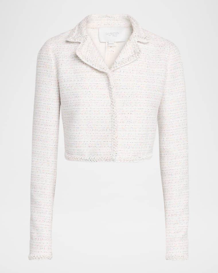 Paillette Tweed Crop Jacket by GIAMBATTISTA VALLI