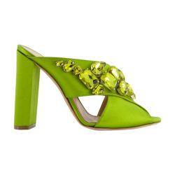 Satin heeled sandals by GIAMBATTISTA VALLI