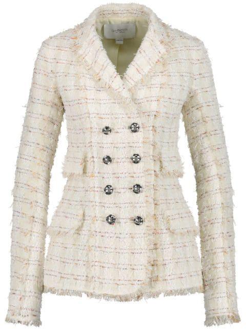 bouclé double-breasted blazer by GIAMBATTISTA VALLI