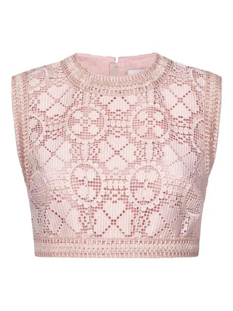 crochet lace top by GIAMBATTISTA VALLI