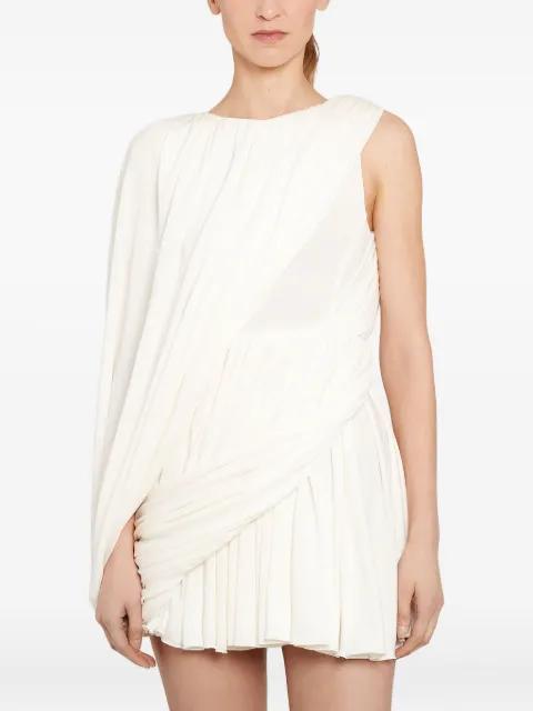 draped pleated mini dress by GIAMBATTISTA VALLI
