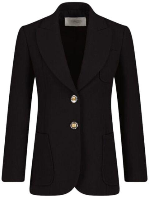embossed-buttons single-breasted blazer by GIAMBATTISTA VALLI