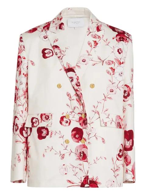 floral double-breasted jacket by GIAMBATTISTA VALLI