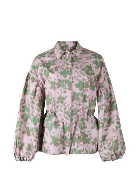 floral-pattern drawstring jacket by GIAMBATTISTA VALLI