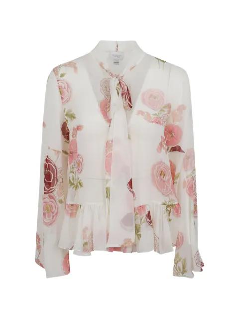 floral-print silk blouse by GIAMBATTISTA VALLI
