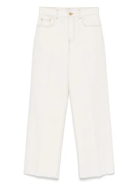 frayed-edges jeans by GIAMBATTISTA VALLI