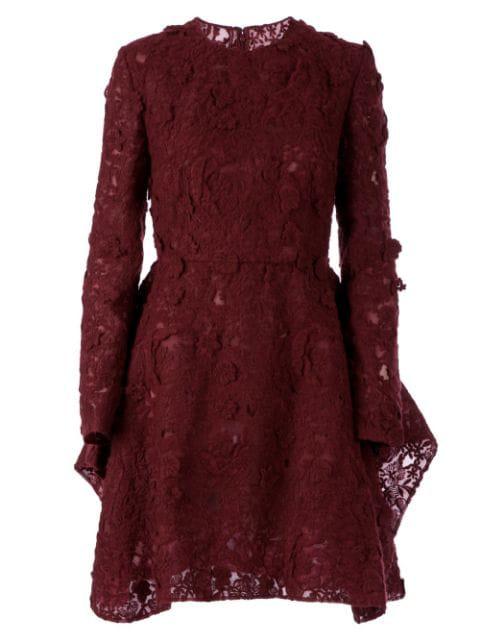 lace embroidery dress by GIAMBATTISTA VALLI