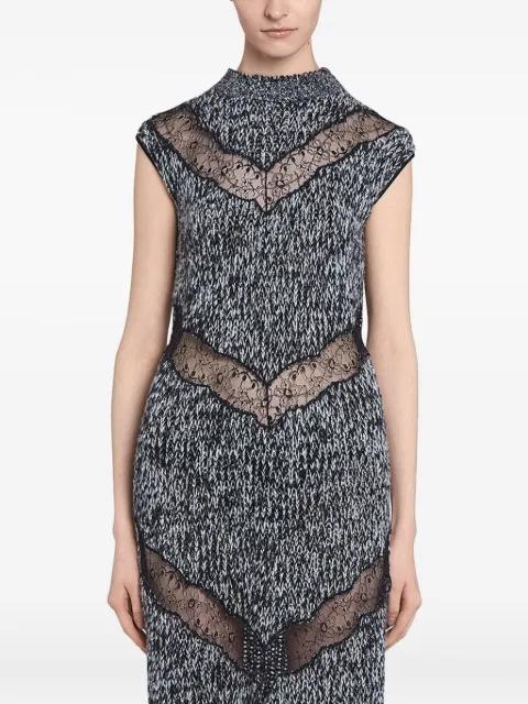 lace-insert dress by GIAMBATTISTA VALLI
