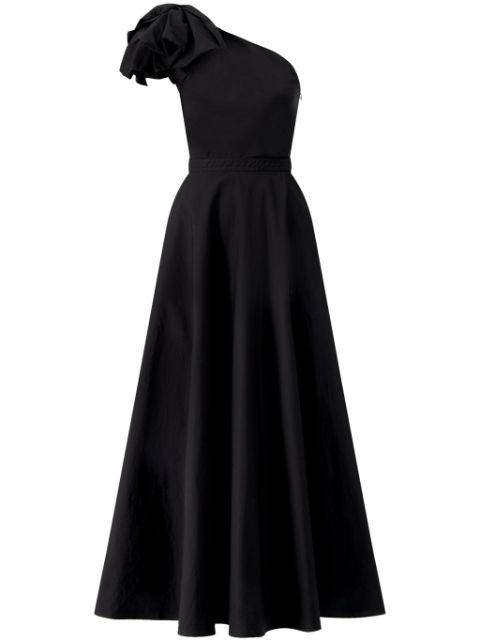 one-shoulder bow maxi dress by GIAMBATTISTA VALLI