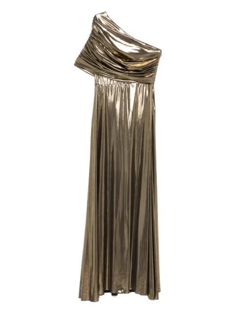 one-shoulder ruched dress by GIAMBATTISTA VALLI