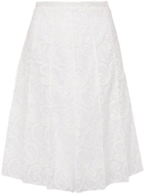 pleated lace skirt by GIAMBATTISTA VALLI