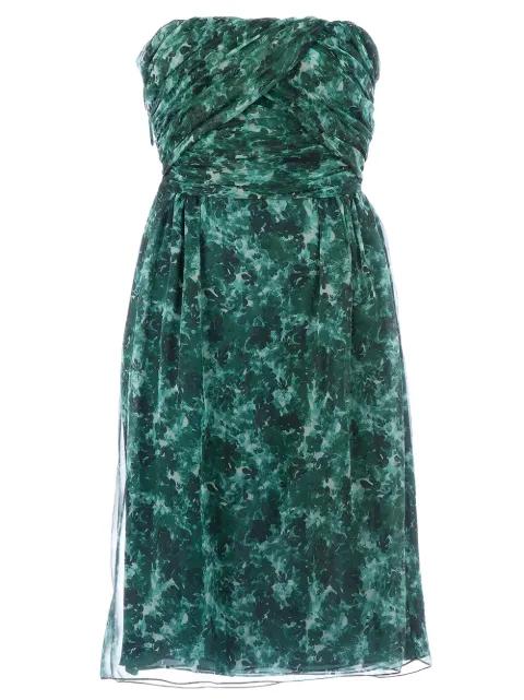 printed strapless dress by GIAMBATTISTA VALLI