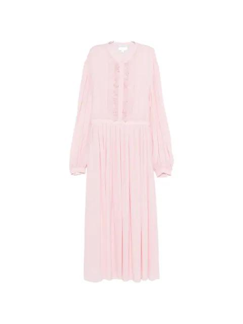 ruffled midi dress by GIAMBATTISTA VALLI