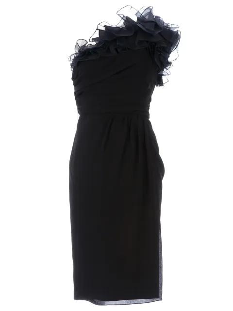 ruffled one-shoulder dress by GIAMBATTISTA VALLI