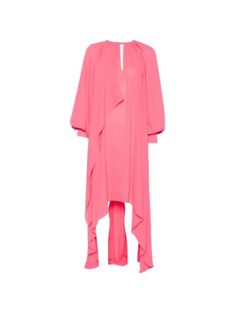 Amina draped asymmetric dress by GIANLUCA CAPANNOLO