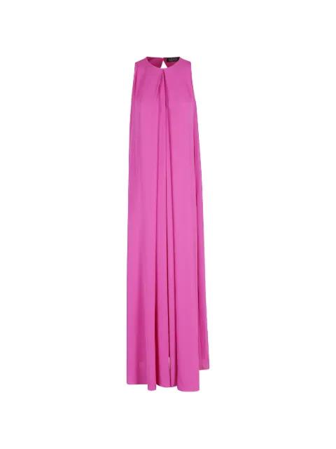 Anka draped silk maxi dress by GIANLUCA CAPANNOLO