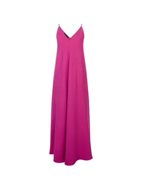 V-neck spaghetti-strap maxi dress by GIANLUCA CAPANNOLO