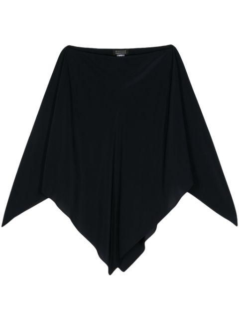 cape-design satin blouse by GIANLUCA CAPANNOLO