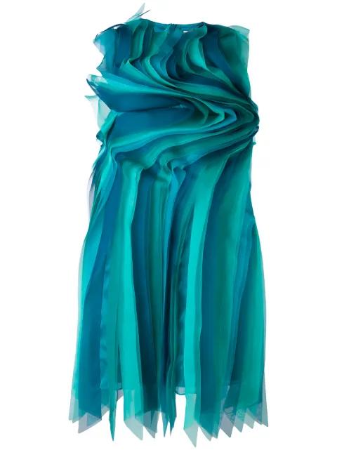 contoured frill dress by GIANLUCA CAPANNOLO