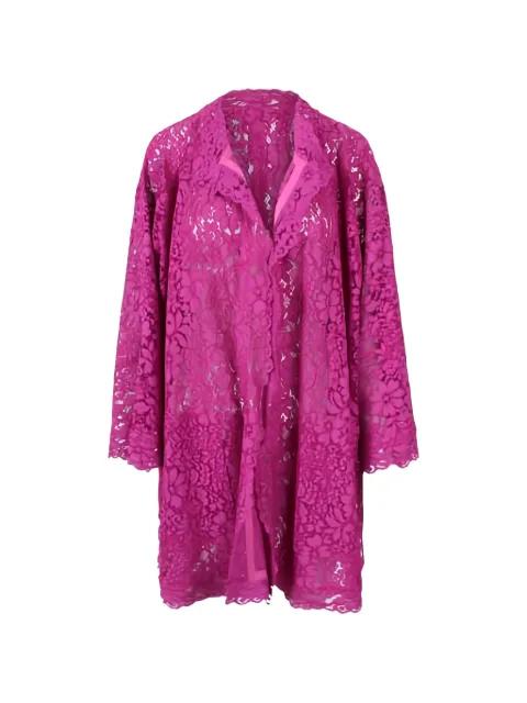 floral lace coat by GIANLUCA CAPANNOLO