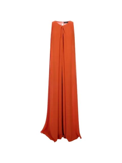 pleated sleeveless maxi dress by GIANLUCA CAPANNOLO