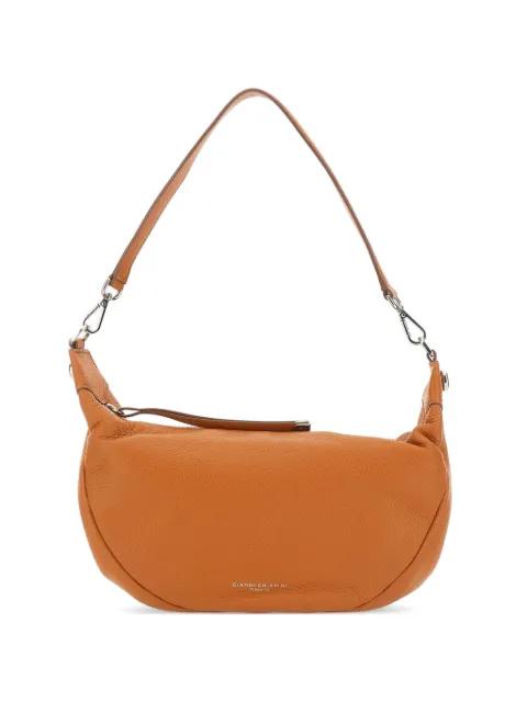 Aisha grained zip leather shoulder bag by GIANNI CHIARINI