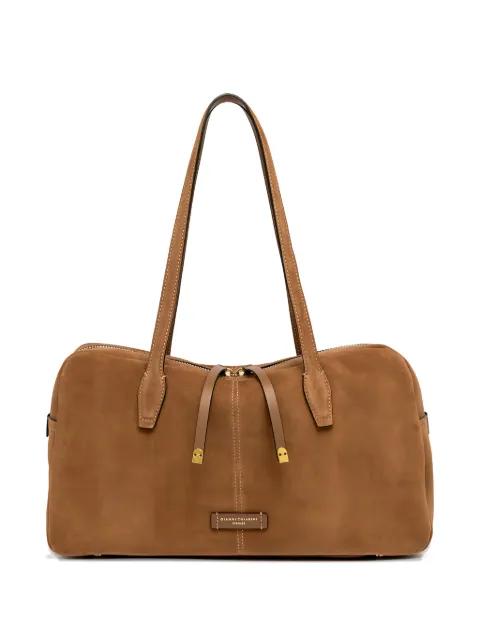 Aryna suede top-handle bag by GIANNI CHIARINI