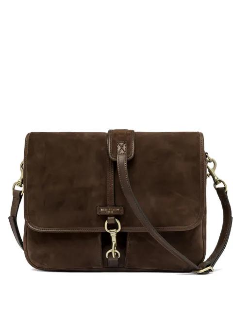 Berlino suede messenger bag by GIANNI CHIARINI
