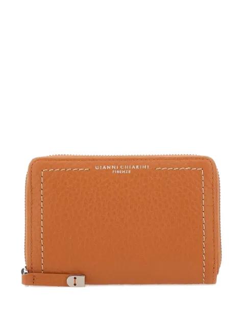 Bubble grained-leather wallet by GIANNI CHIARINI