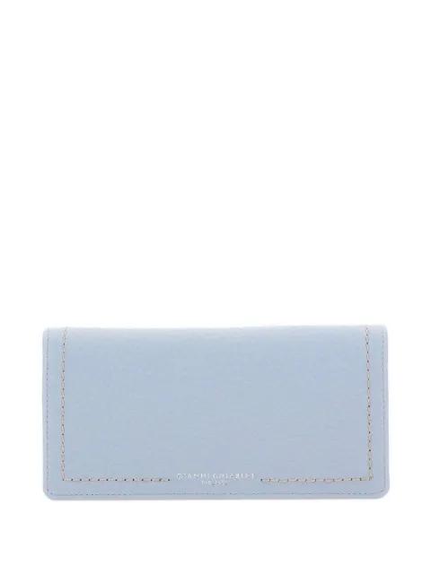 Bubble printed-logo leather wallet by GIANNI CHIARINI