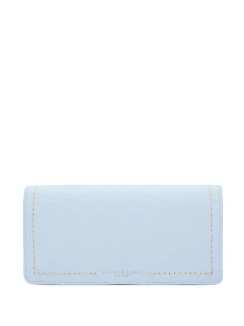 Bubble topstitched wallet by GIANNI CHIARINI
