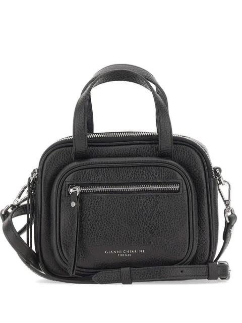 Carré grained boxy leather mini bag by GIANNI CHIARINI