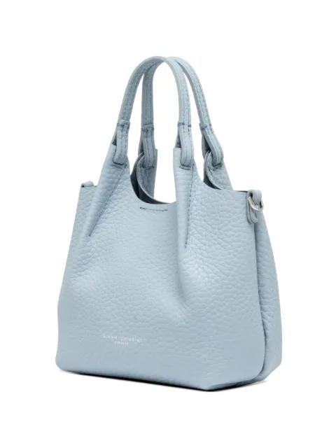 Dua grainy leather tote bag by GIANNI CHIARINI