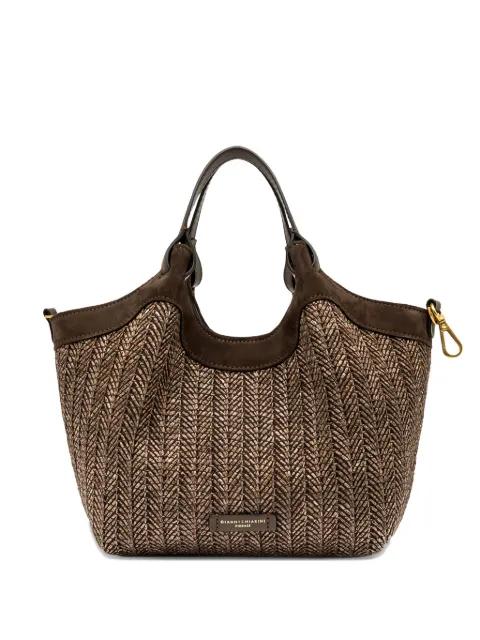 Dua woven shoulder bag by GIANNI CHIARINI